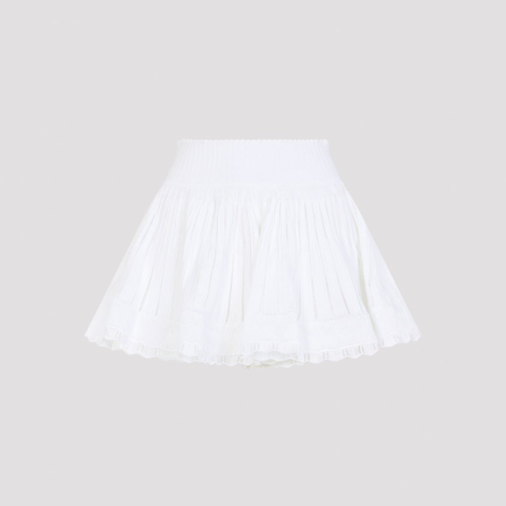 Alaia Women's Caroline Short in Blanc Viscose - view 1