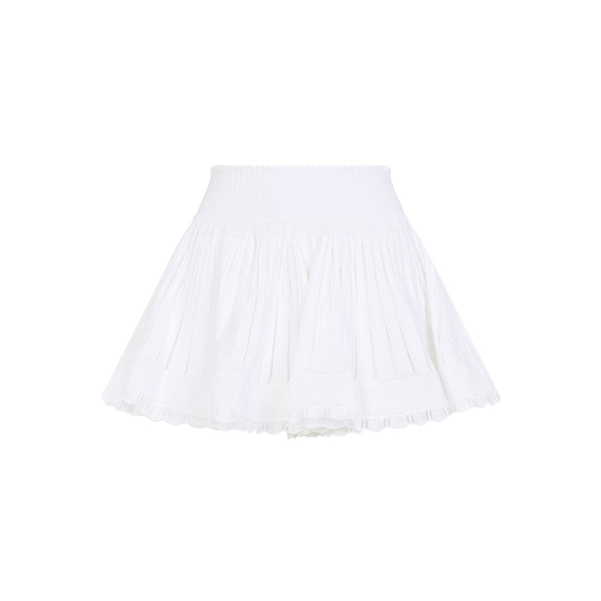 Alaia Women's Caroline Short in Blanc Viscose - view 2