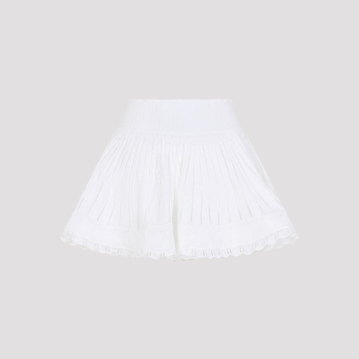 Alaia Women's Caroline Short in Blanc Viscose - view 4