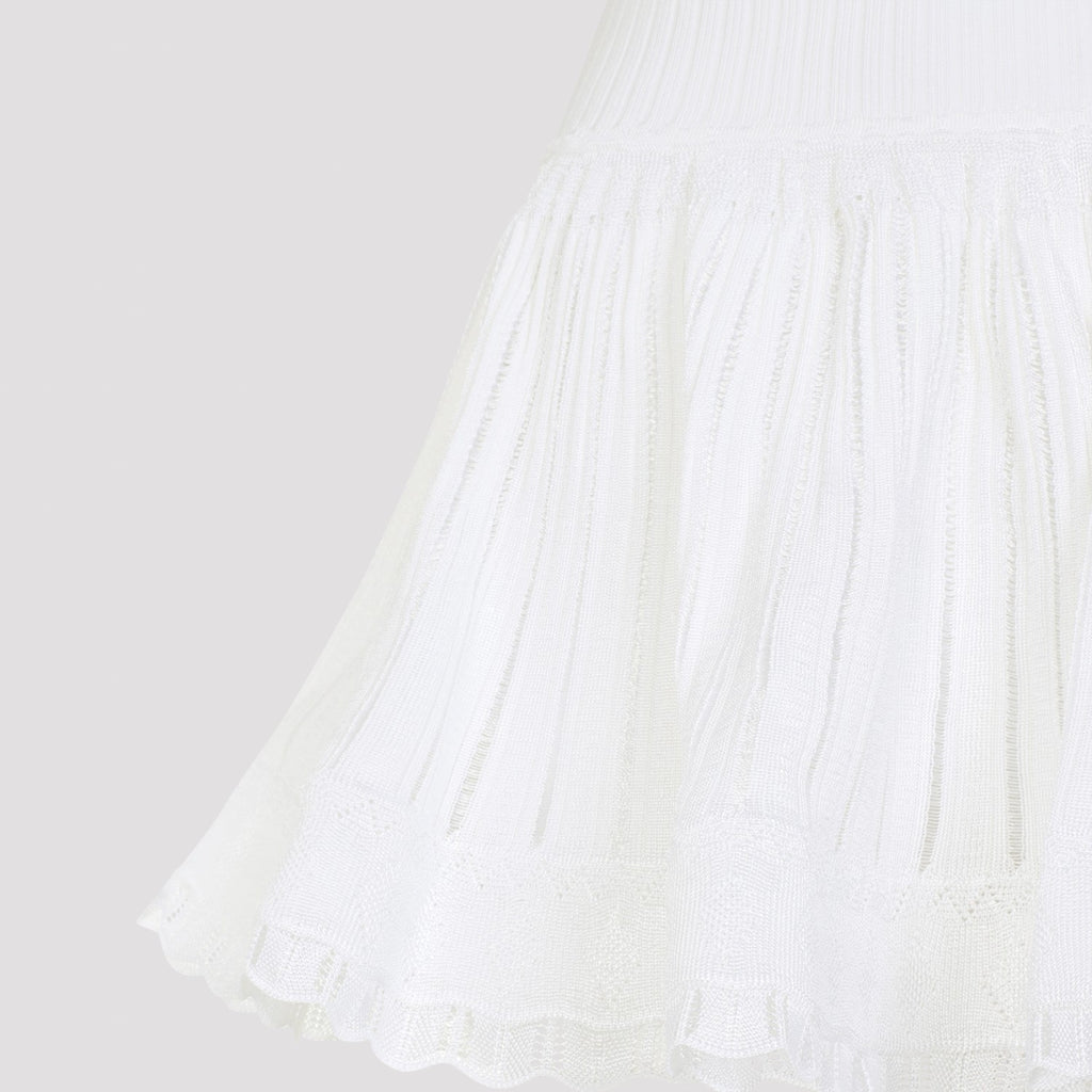 Alaia Women's Caroline Short in Blanc Viscose - view 5