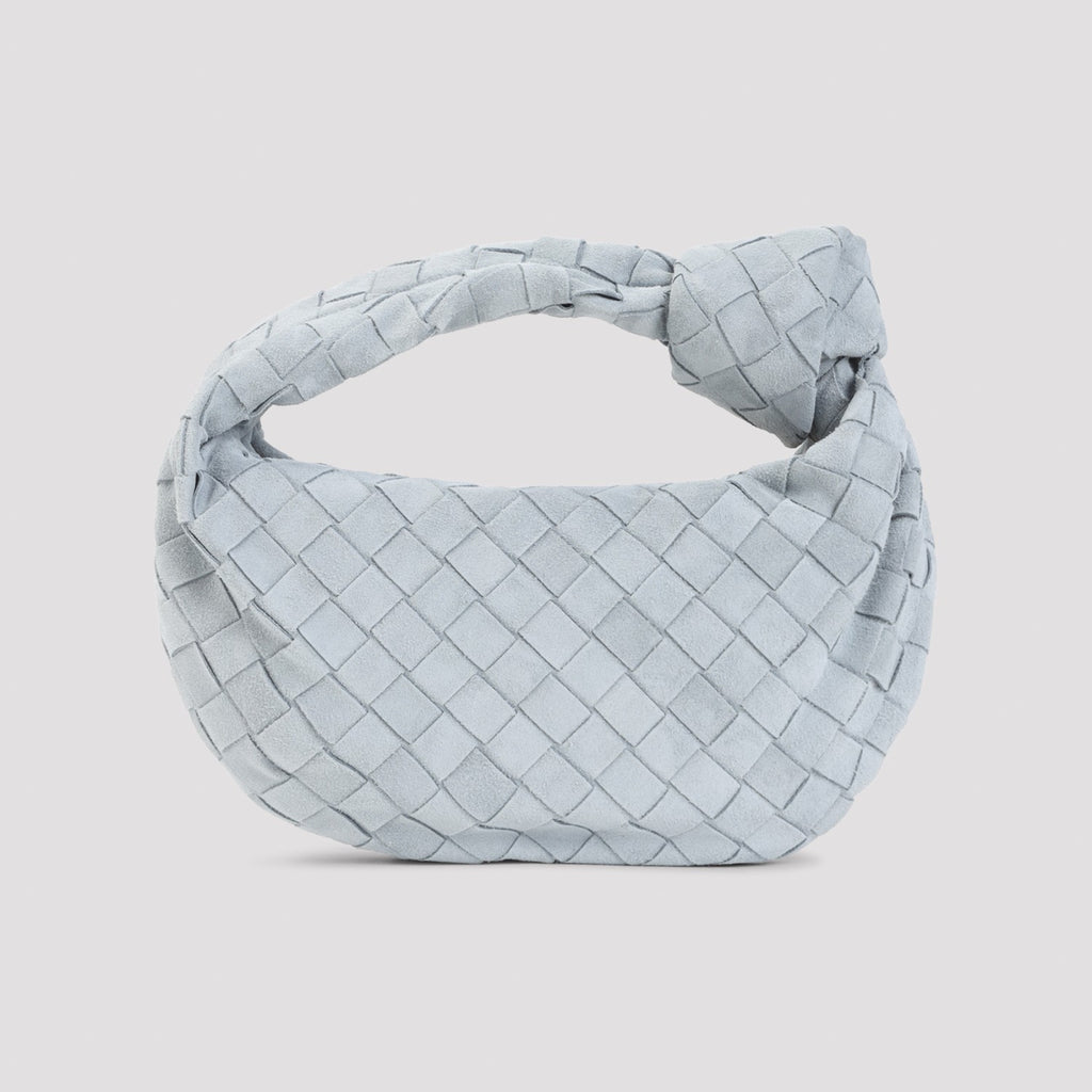 Bottega Veneta Women's Mini Jodie 15 Suede in Mineral - view 4