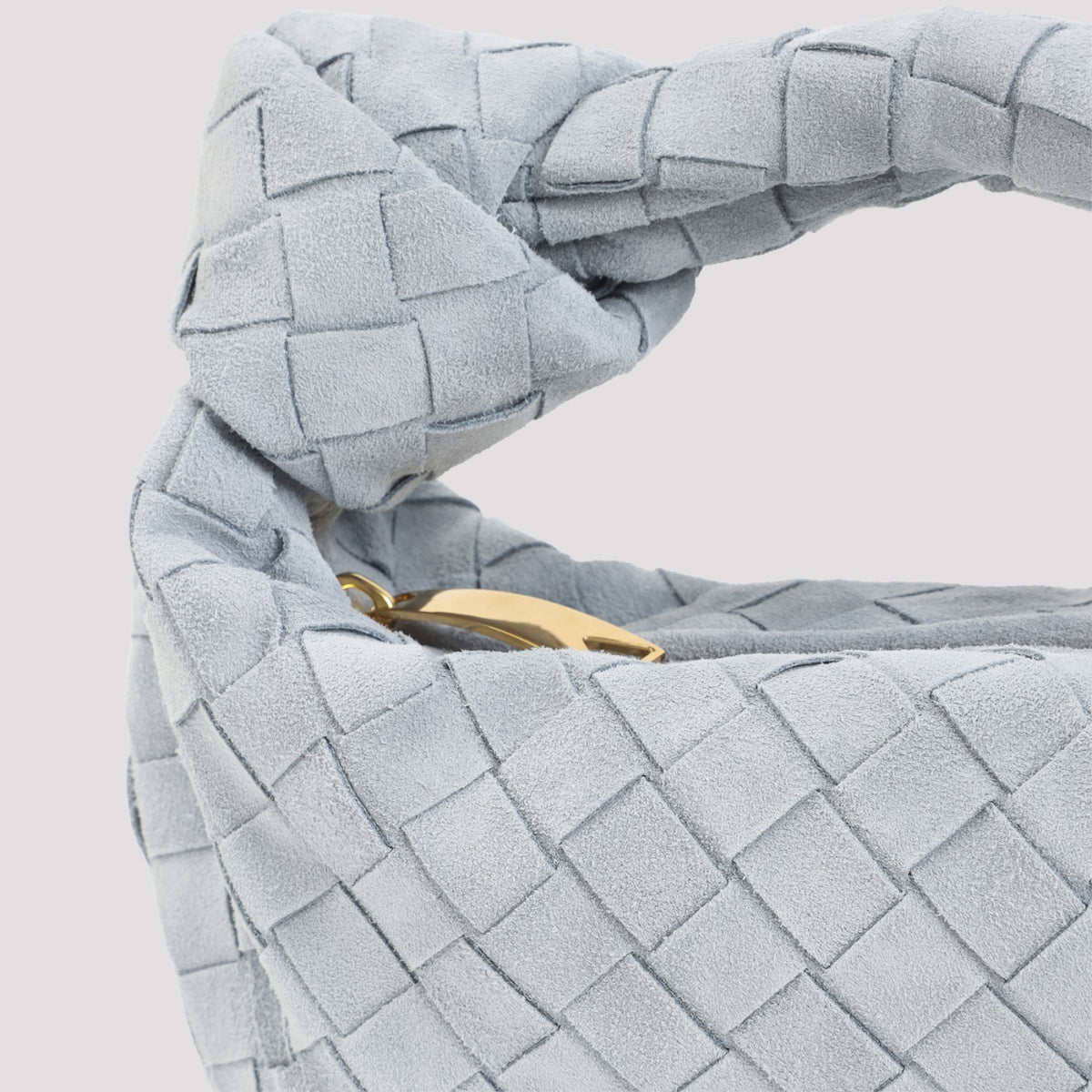 Bottega Veneta Women's Mini Jodie 15 Suede in Mineral - view 5