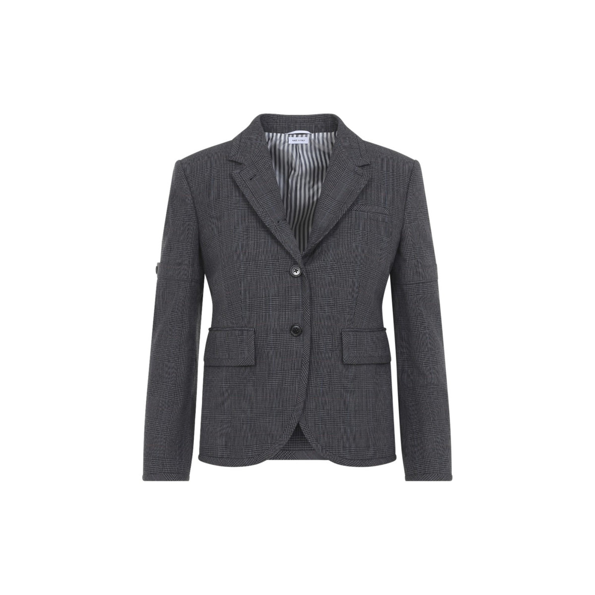 Thom Browne Women's Armhole Sport Coat in Dark Grey Wool - view 2
