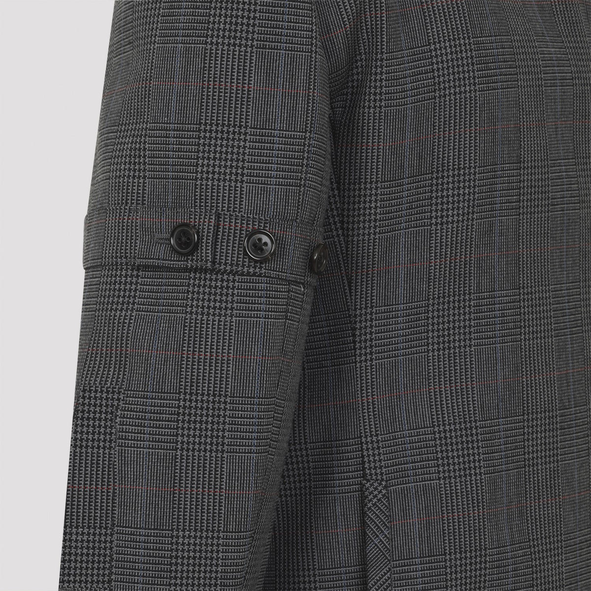 Thom Browne Women's Armhole Sport Coat in Dark Grey Wool - view 5
