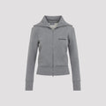 Balenciaga Women's Fitted Zip Up in Dark Heather Grey - view 1