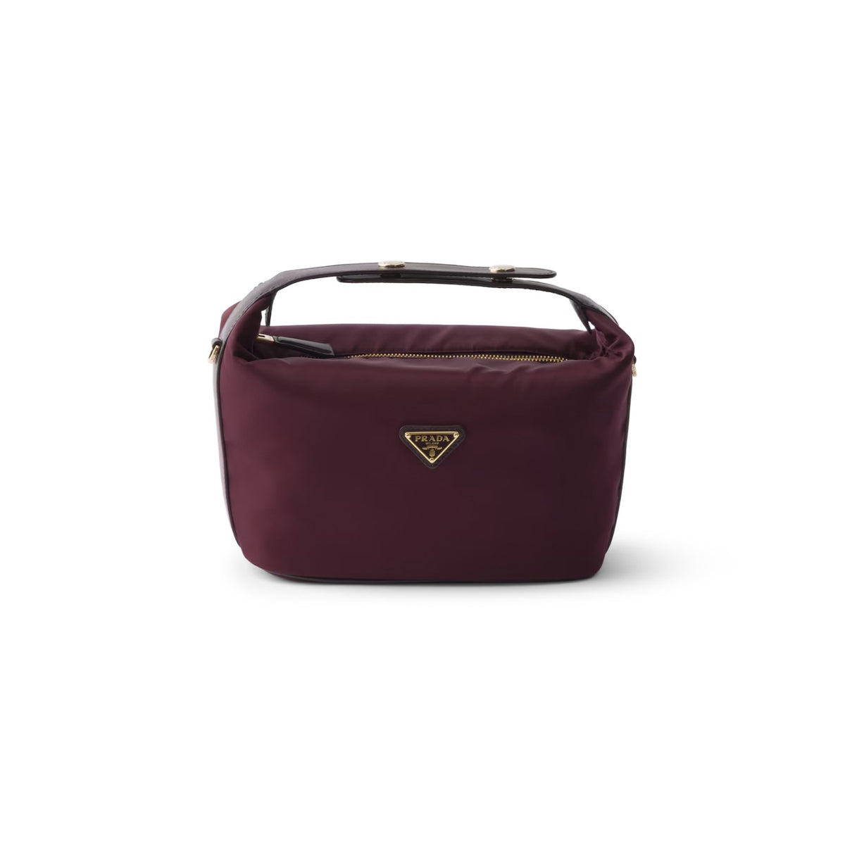 Prada Women's Chérie Mini Re-Nylon Bag in Bordeaux - view 2