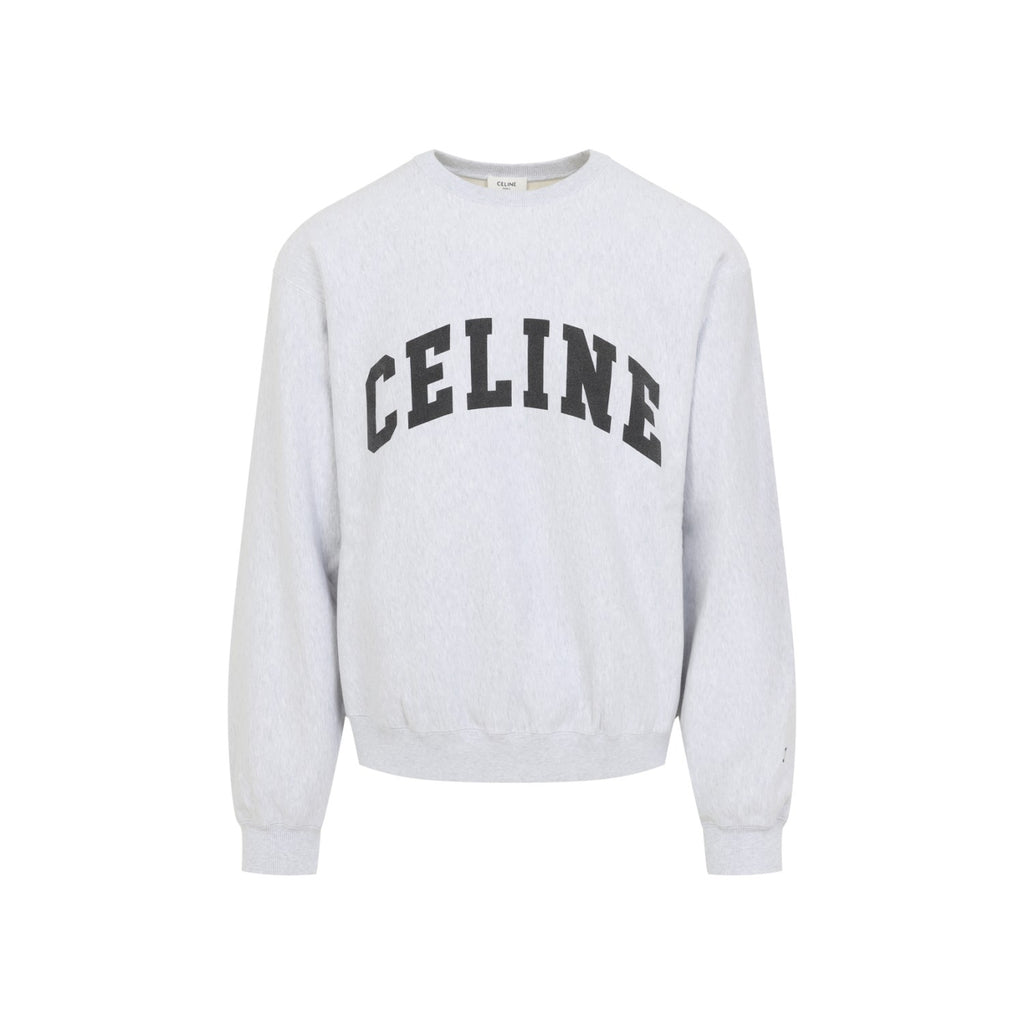 Celine Men's Cotton Sweatshirt in Grey - view 1