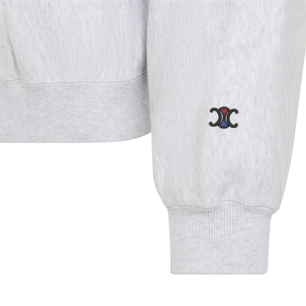 Celine Men's Cotton Sweatshirt in Grey - view 3