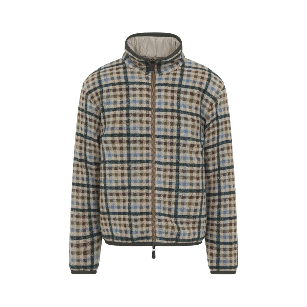 Moncler Grenoble Men's Zip Up Cardigan in Dark Green - view 1