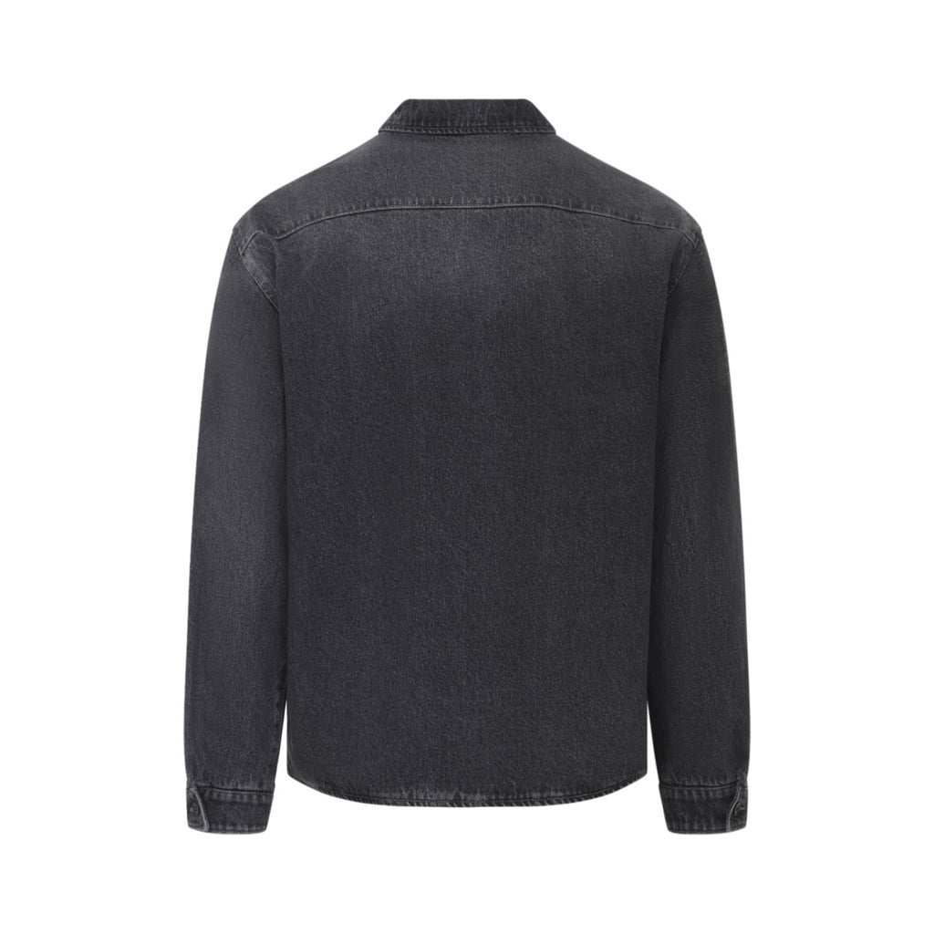 Prada Men's Shirt Jacket in Black Cotton - view 2