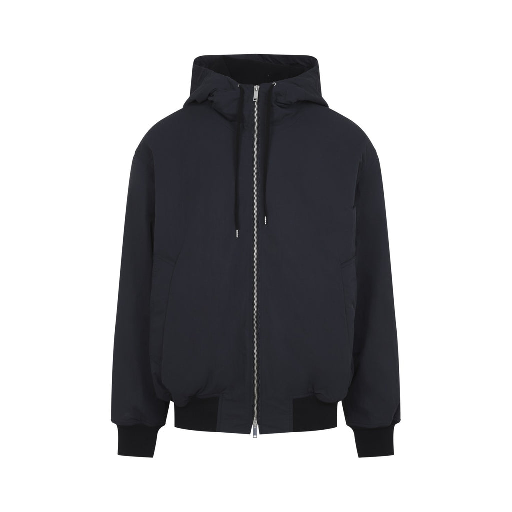 Studio Nicholson Men's Wickett Wool Lined Hooded in Black - view 1