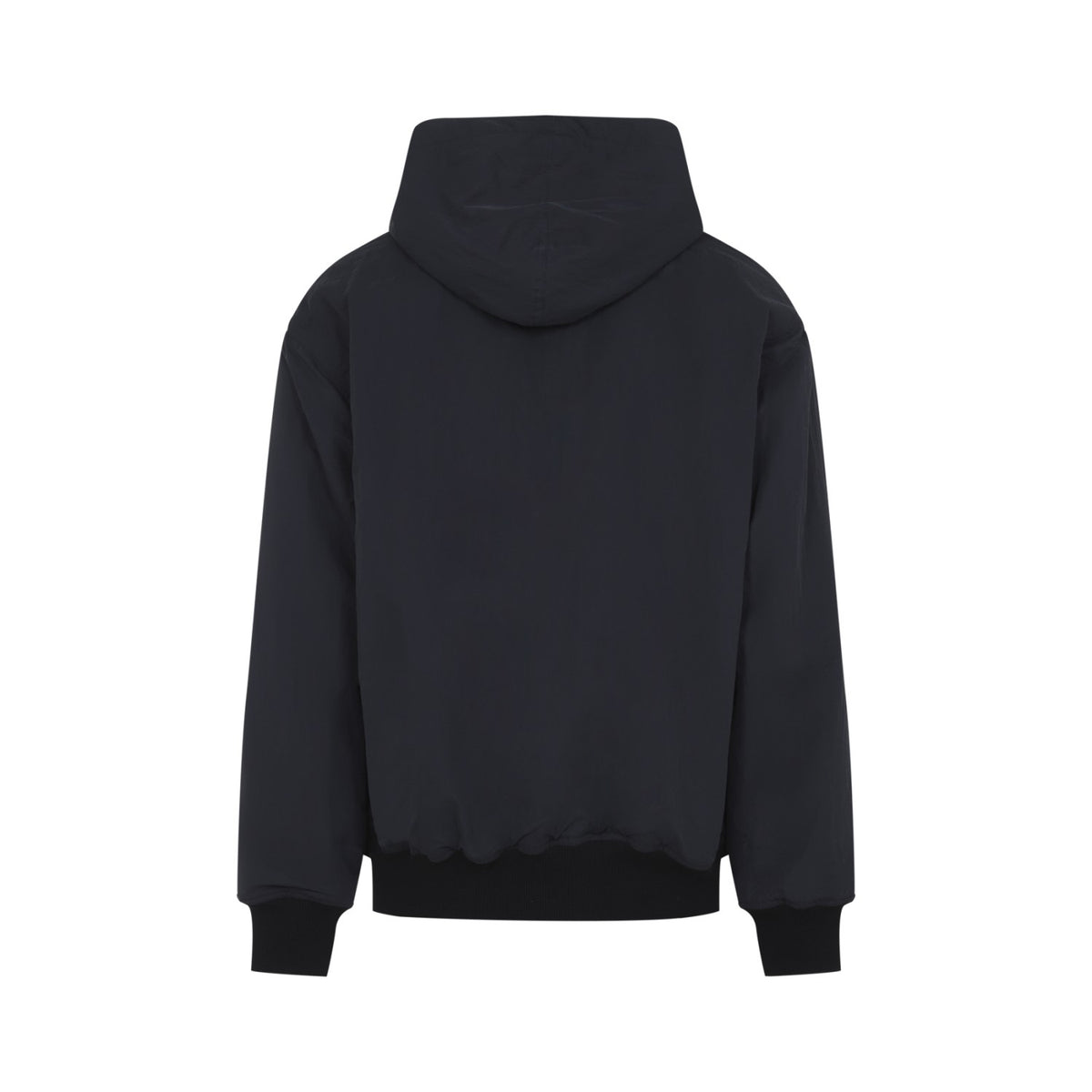 Studio Nicholson Men's Wickett Wool Lined Hooded in Black - view 2