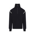 Maison Margiela Men's Wool Quarter Zip Sweater in Navy - view 1