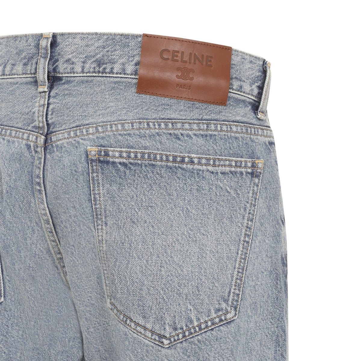 Celine Men's Cotton Jeans in Blue - view 3