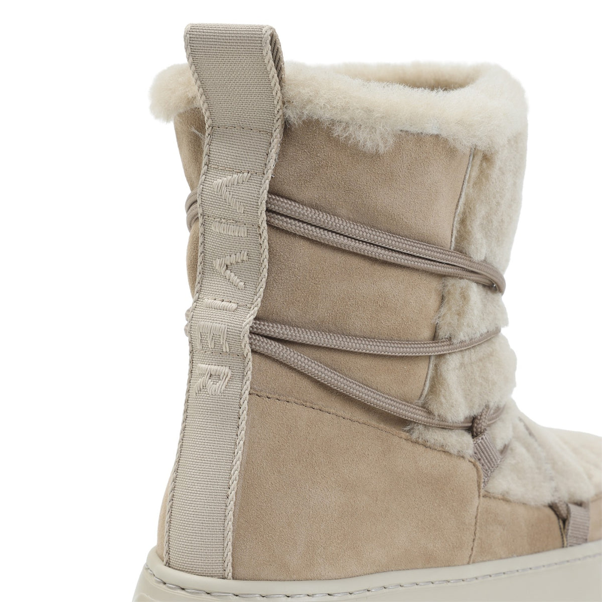 Roger Vivier Women's Up Winter Fur Bootie in Tobacco Kenia - view 4