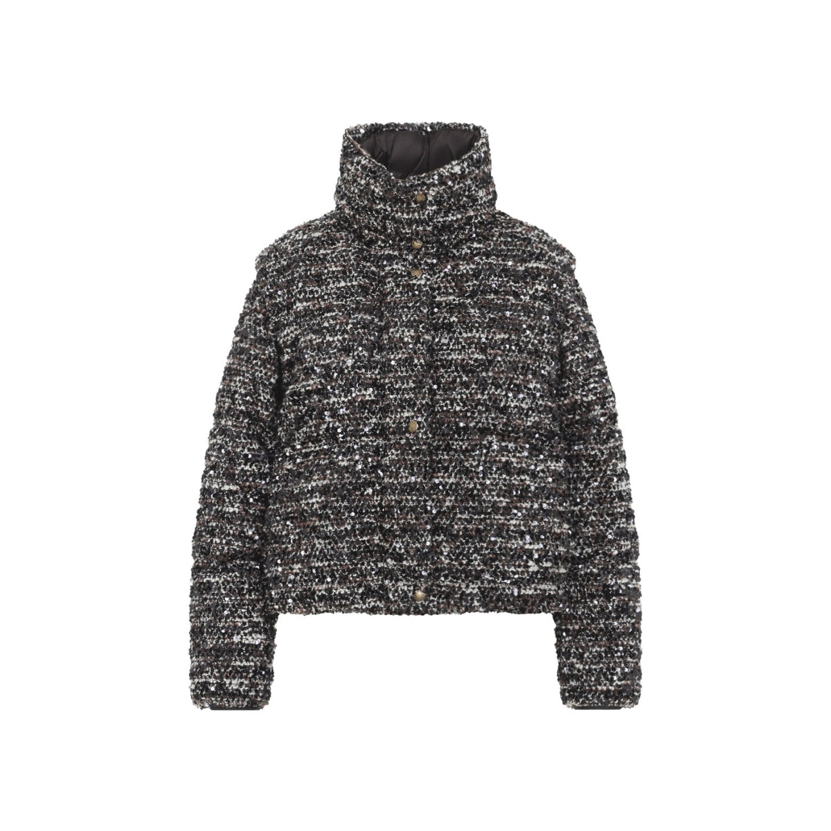 Moncler Women's Poetique Jacket in Brown Polyester - view 1