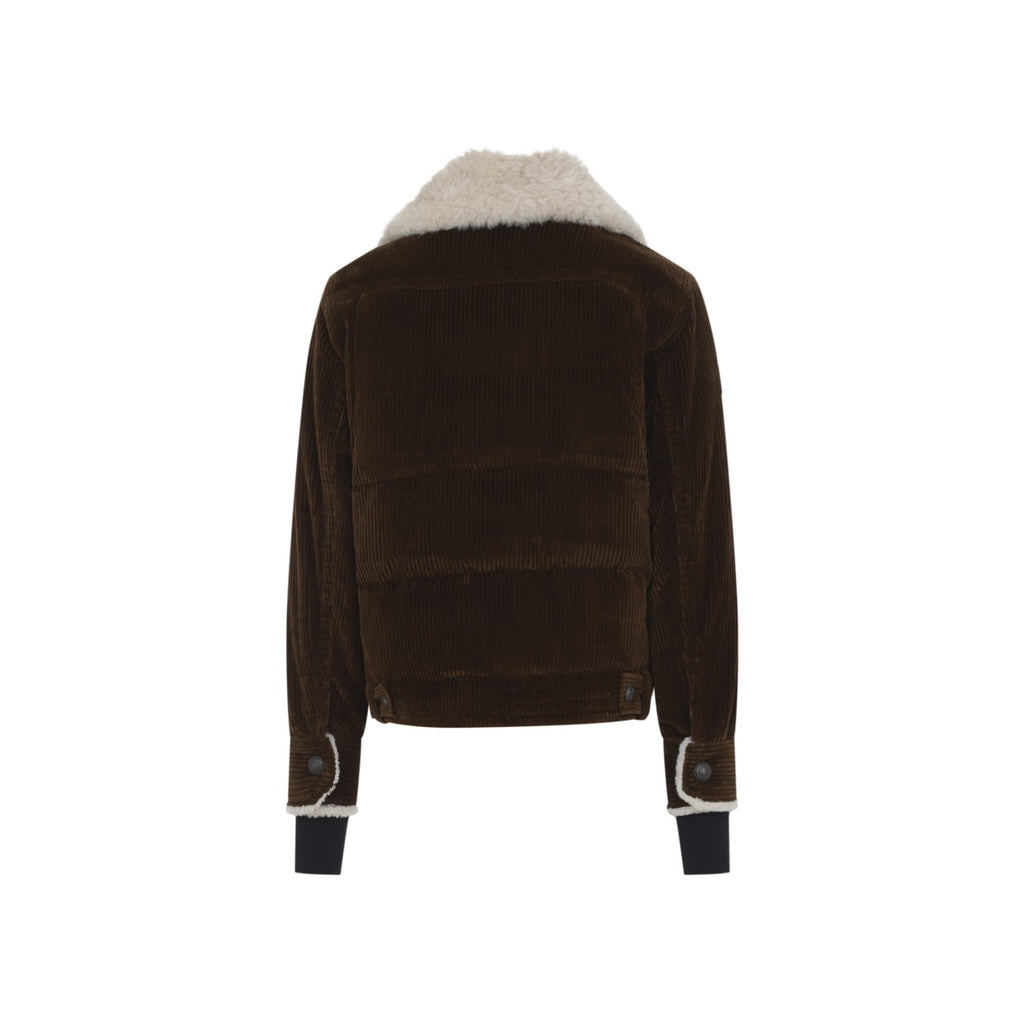 Moncler Grenoble Men's Givrand Jacket in Open Brown Cotton - view 2