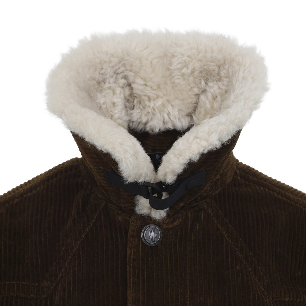 Moncler Grenoble Men's Givrand Jacket in Open Brown Cotton - view 3