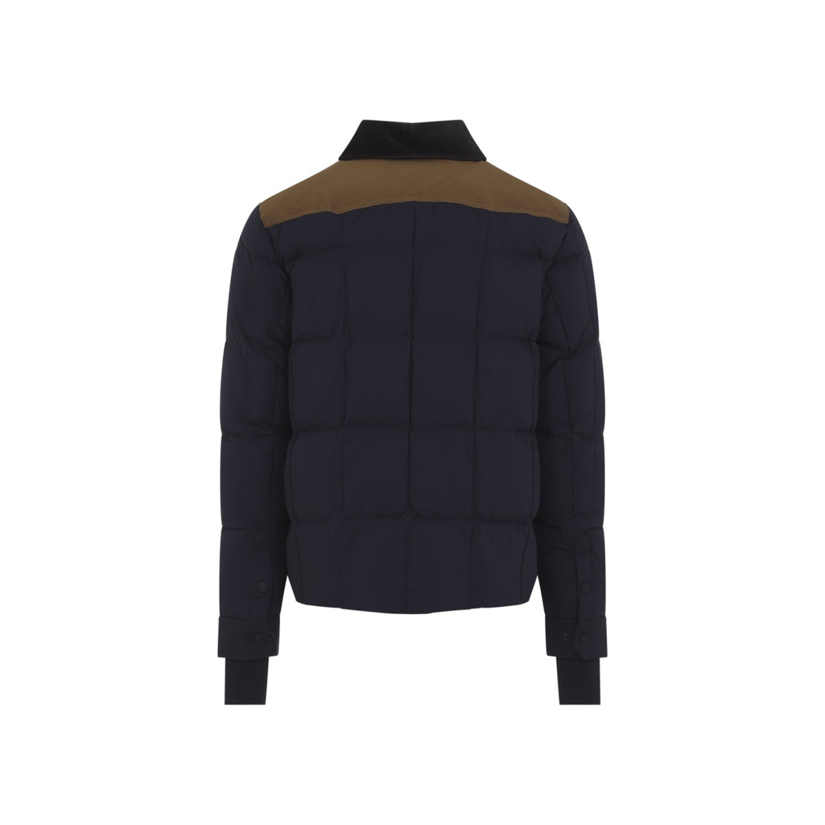 Moncler Grenoble Men's Geltech Shirt Jacket in Navy Cotton - view 2