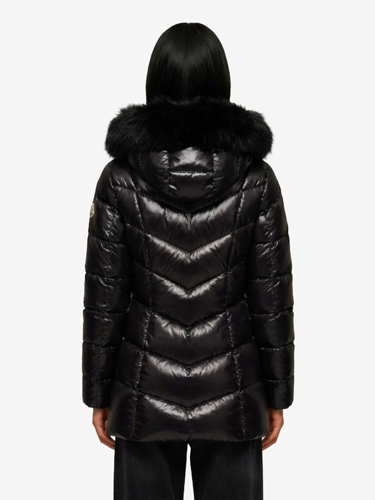 Moncler Women's Short Fulmar Down Jacket in Black