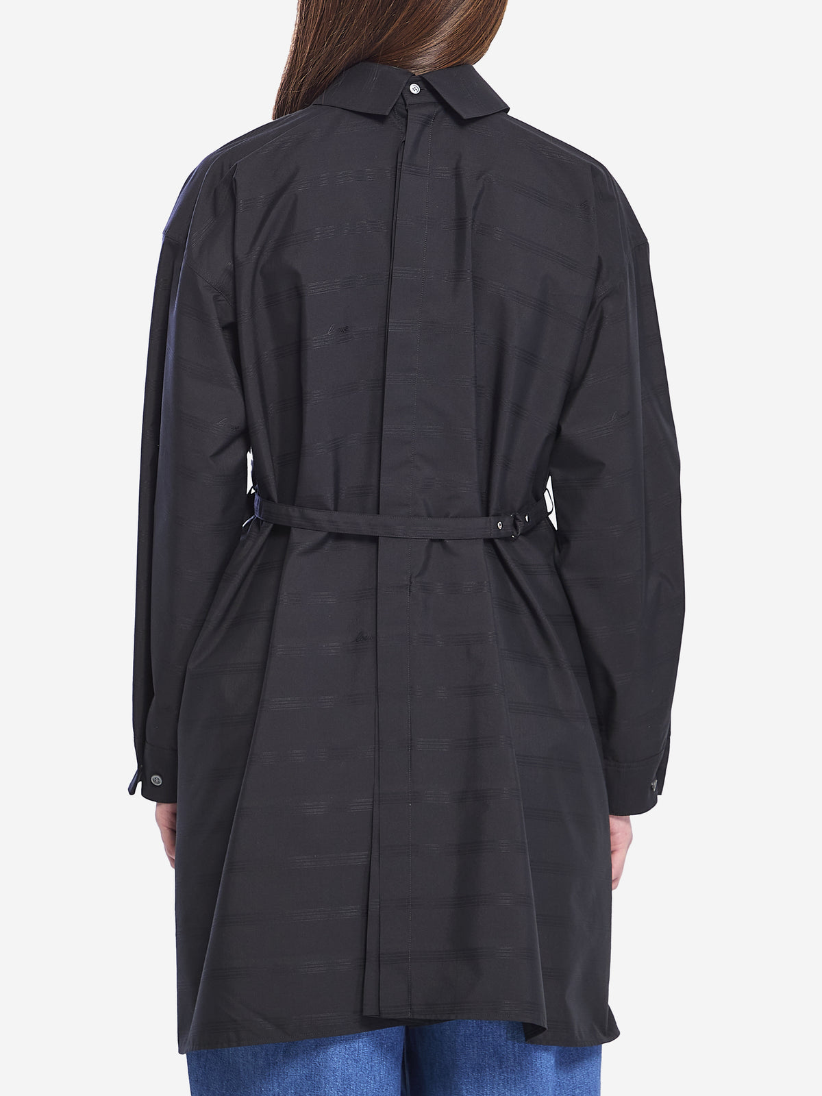 Loewe Women's Mini Shirt Dress in Black