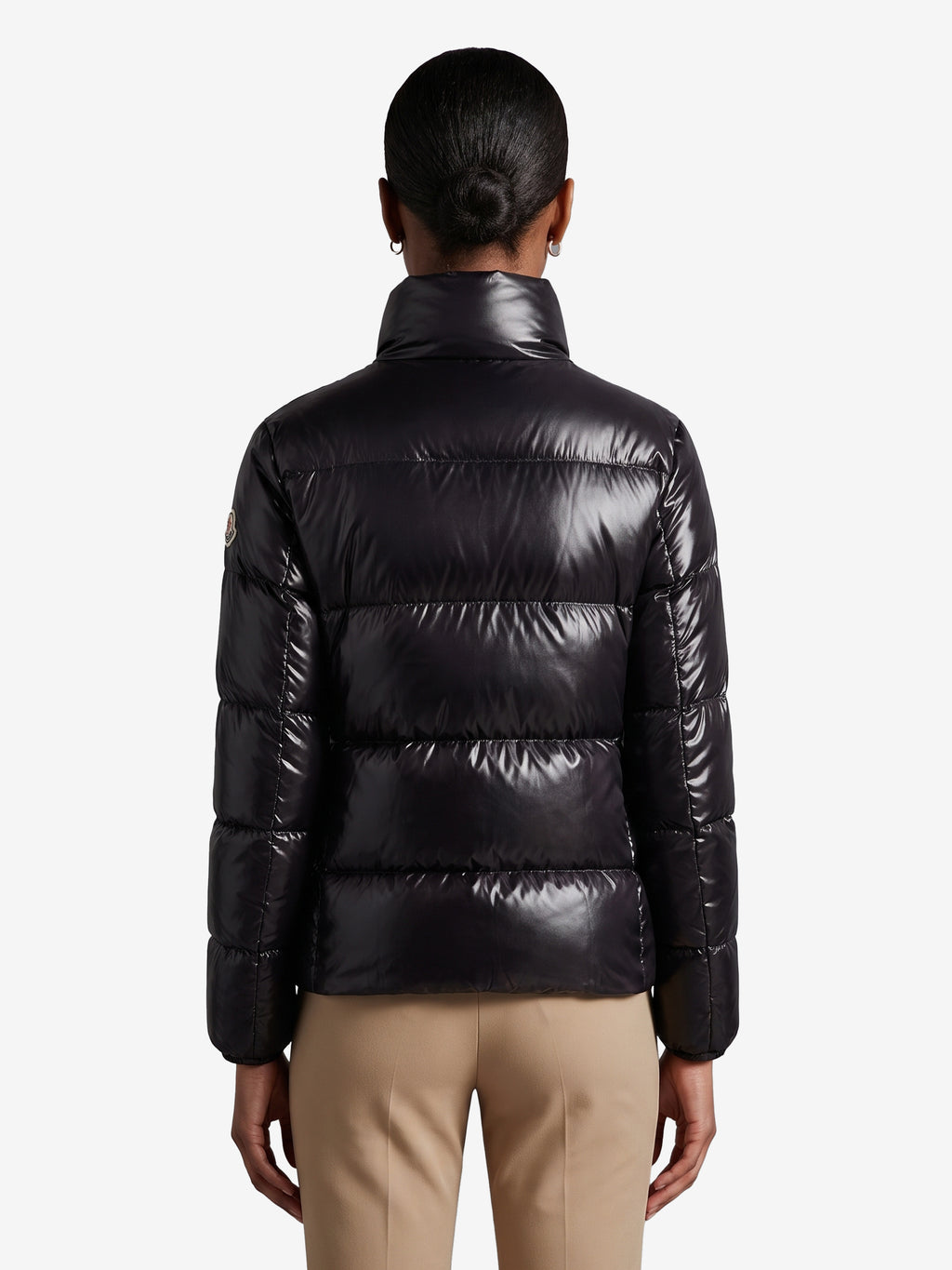 Moncler Women's Short Down Jacket Abbadia in Black