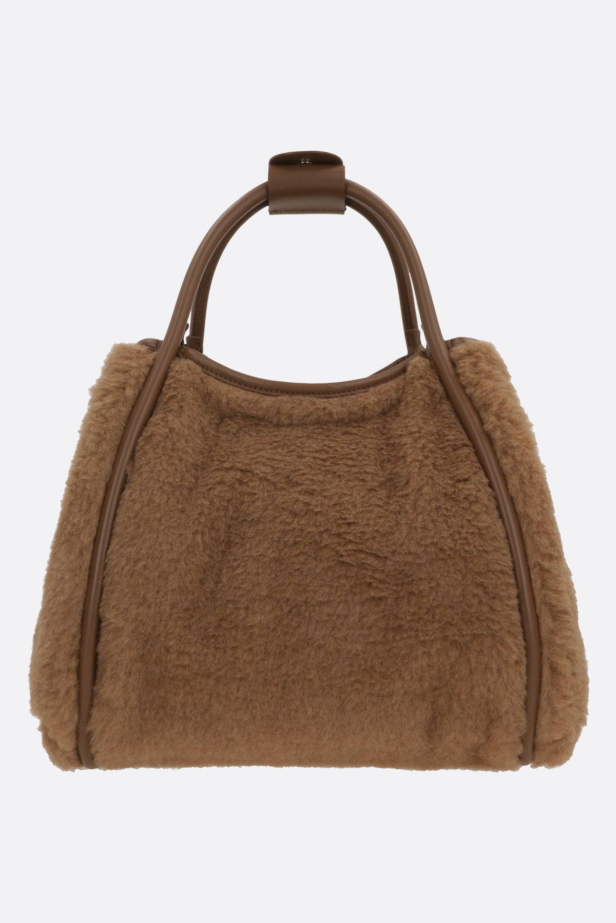 Max Mara Women's Top Handle Bag in Camel