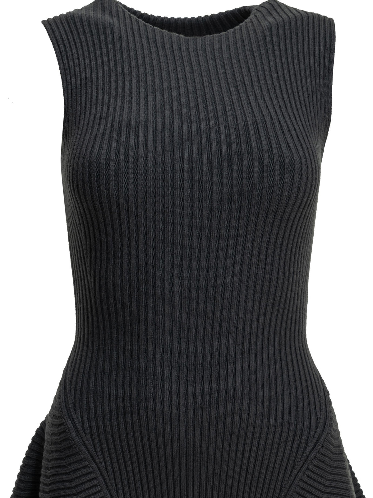 Alaia Women's Skater Short Dress in Grey