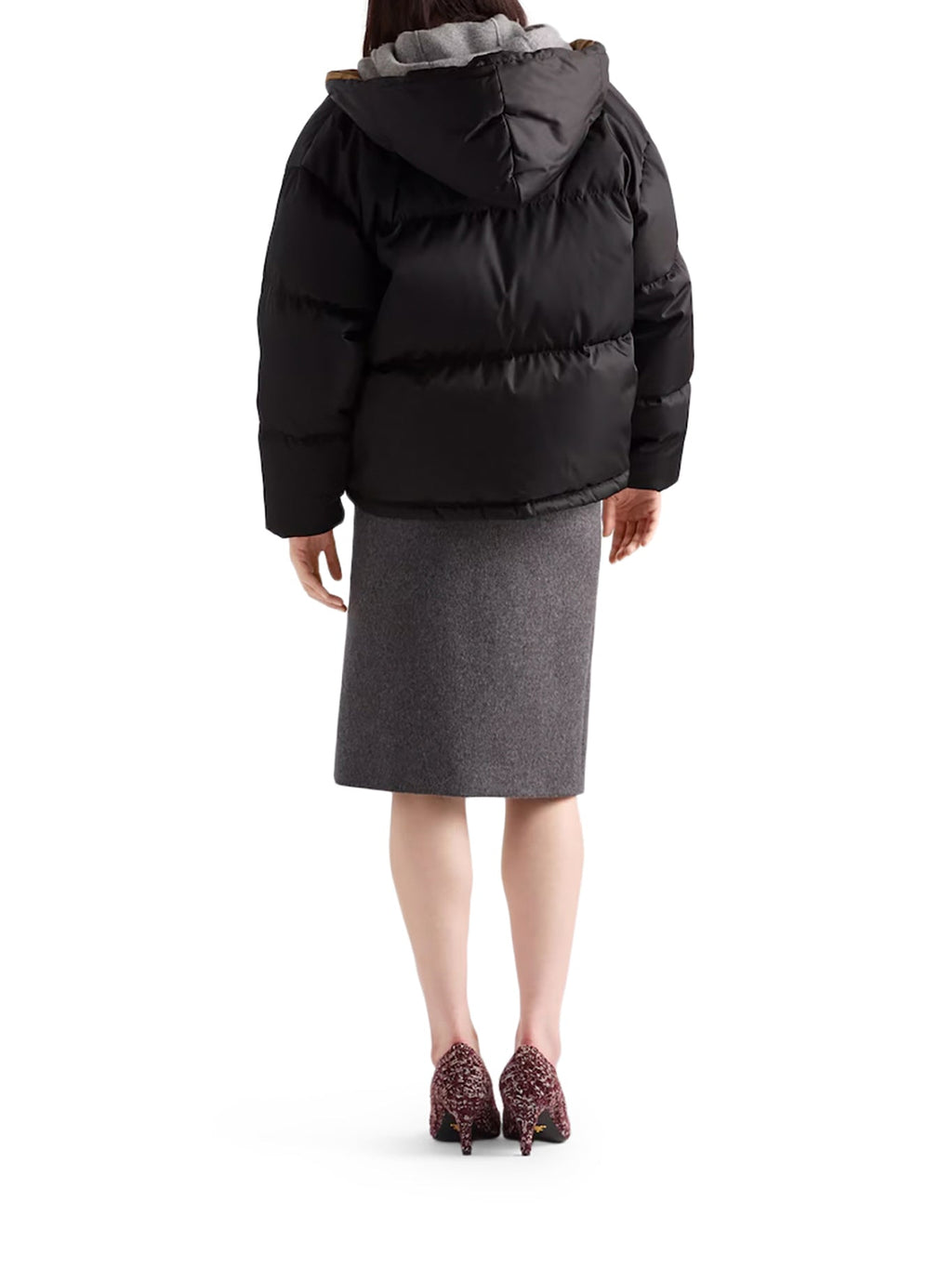 Prada Women's PADDED JACKET RE-NYLON in Black