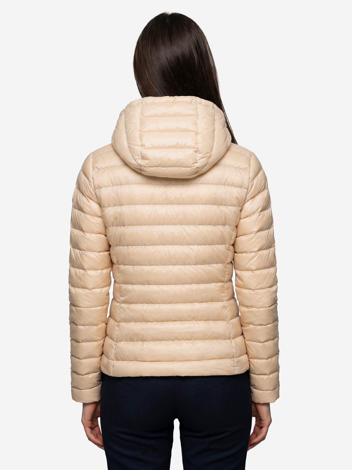 Moncler Women's Igelhood Down Jacket in Longue in Beige