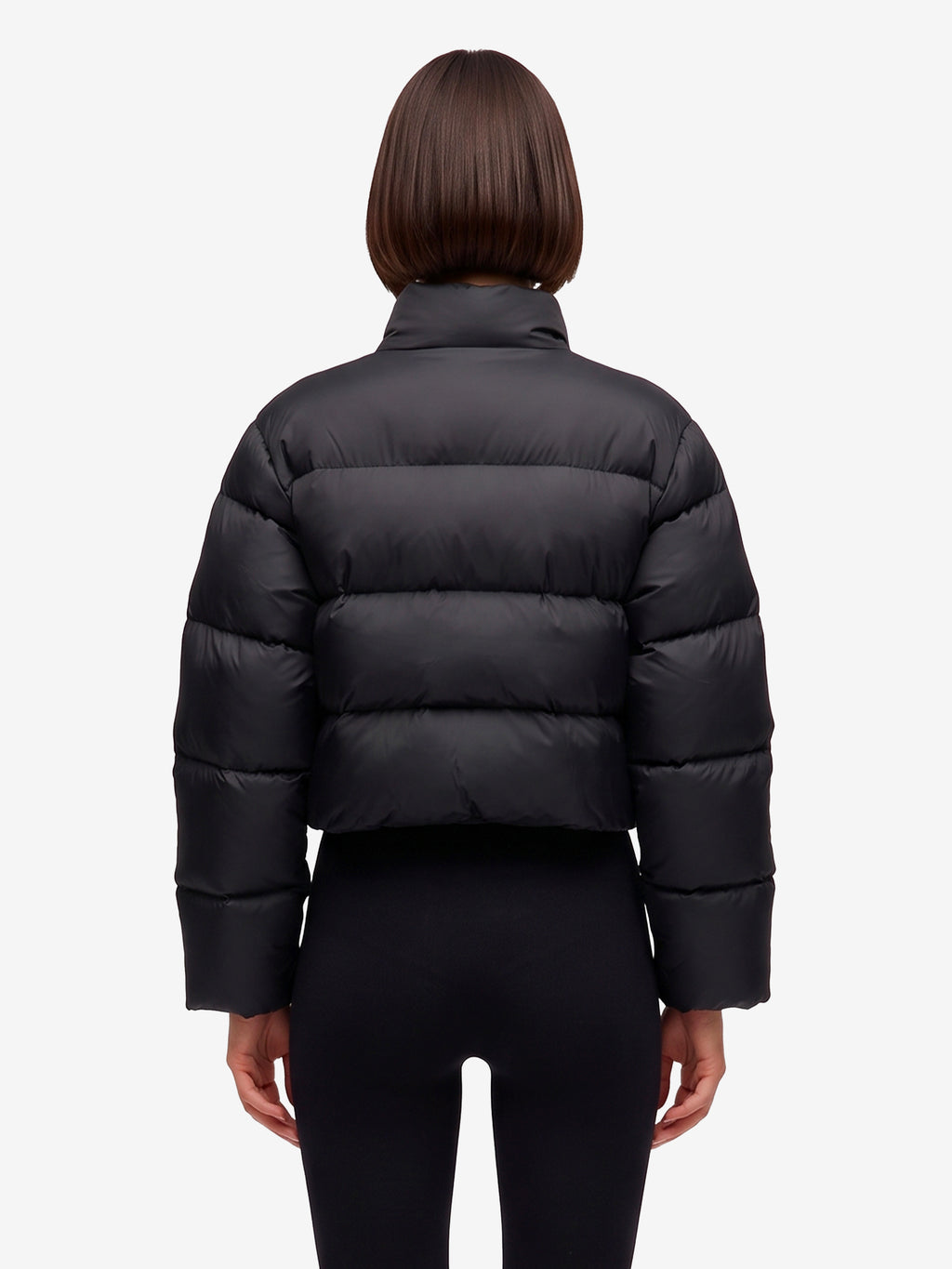 Gucci Women's Padded Polyester Down Jacket in Black