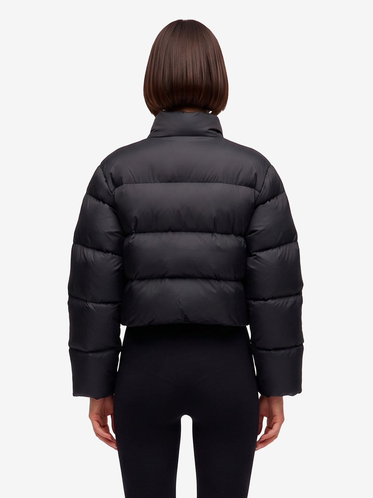 Gucci Women's Padded Polyester Down Jacket in Black