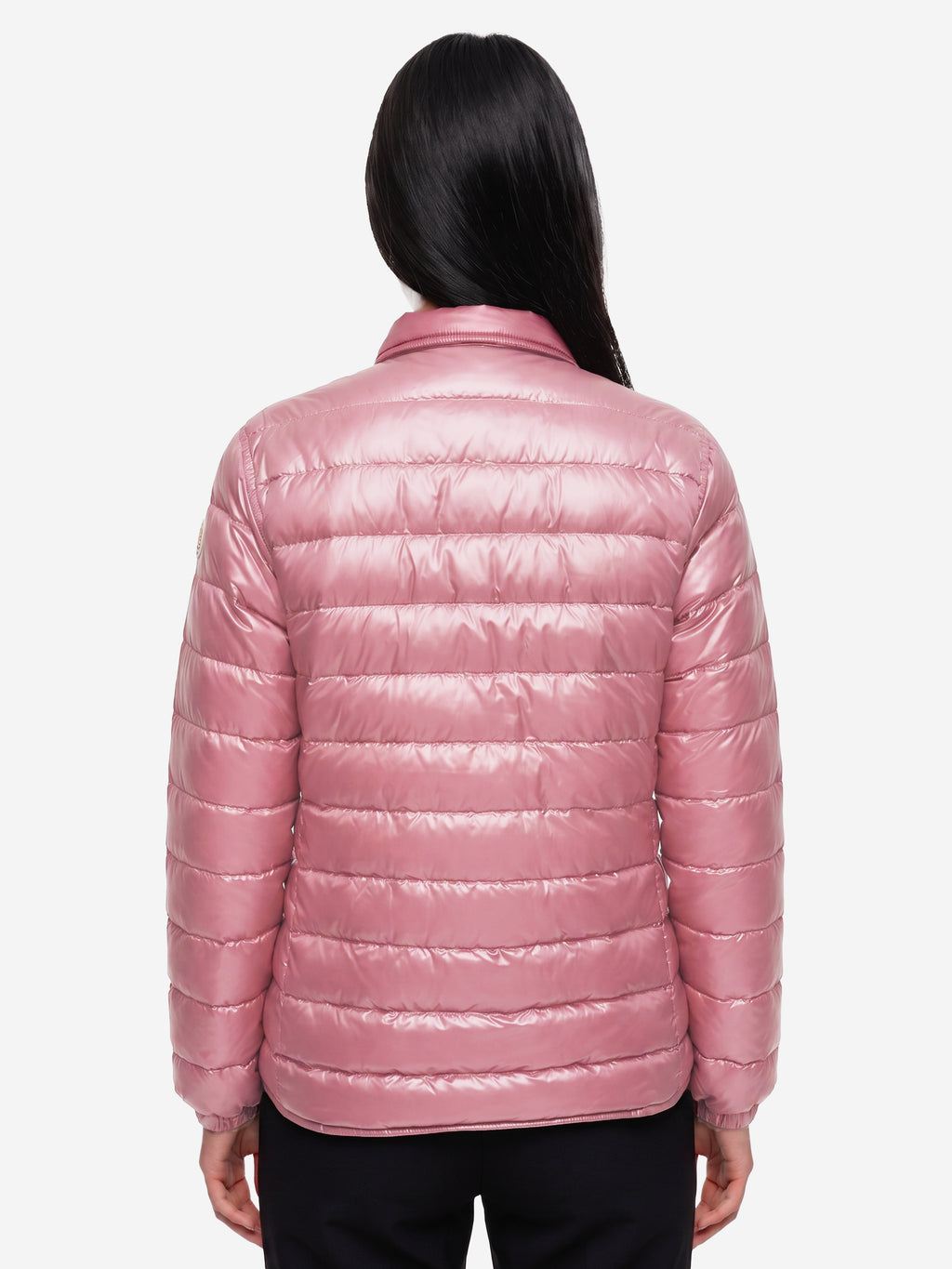Moncler Women's Fouine Padded Shirt Jacket in Pink