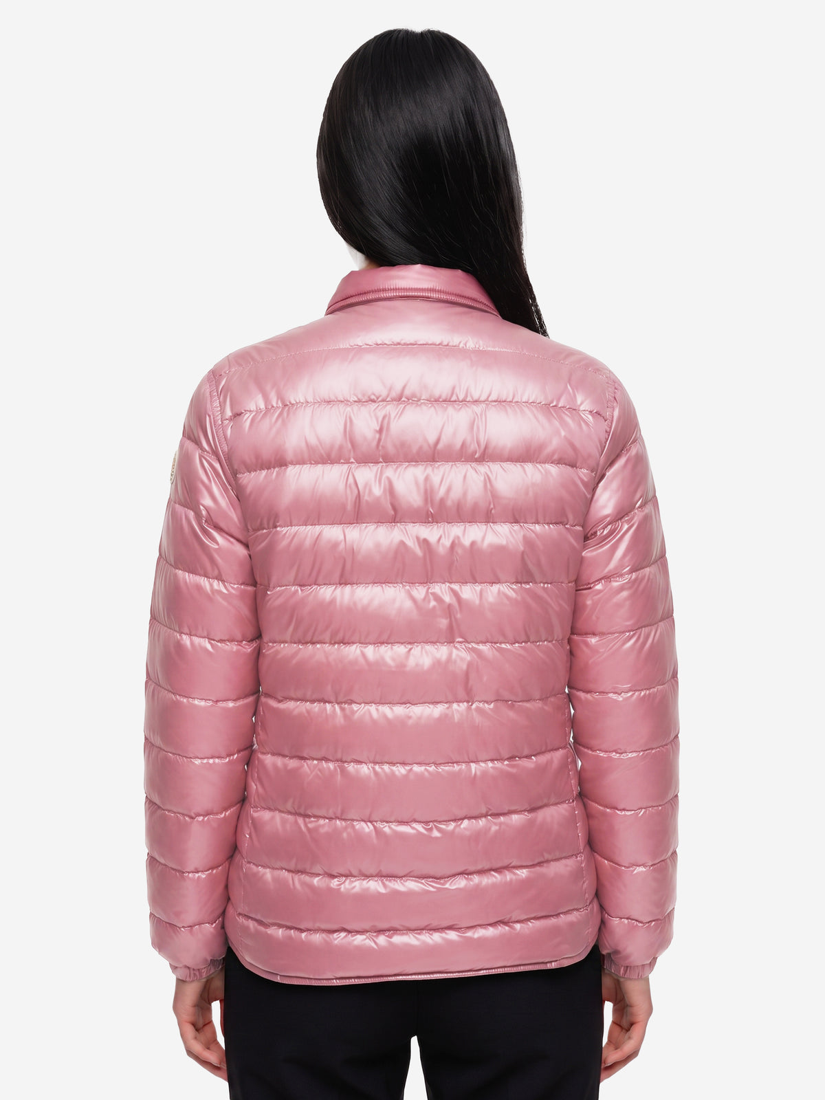 Moncler Women's Fouine Padded Shirt Jacket in Pink
