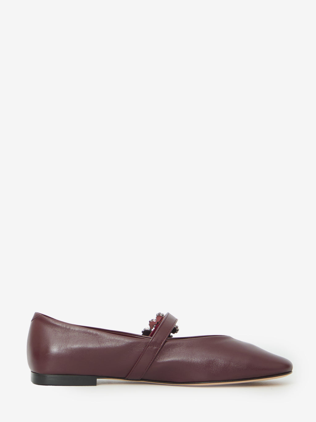Roger Vivier Women's Efflorescence Ballerina in Bordeaux