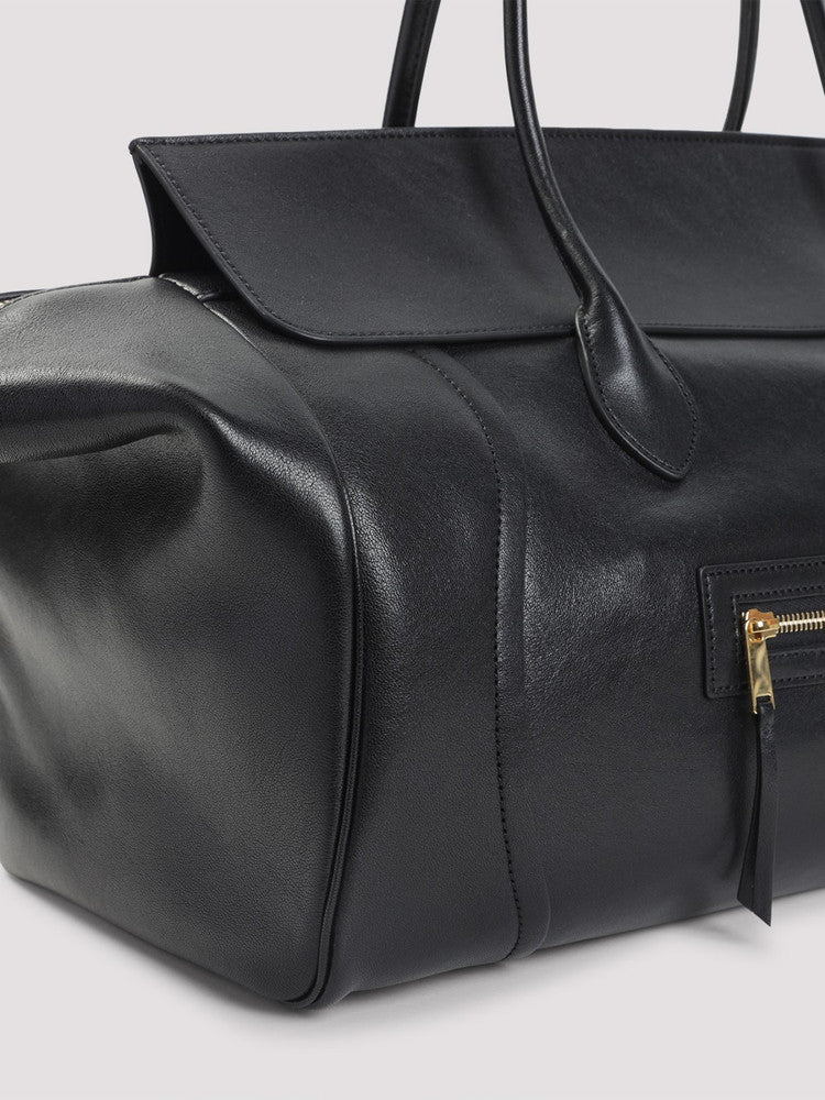 Celine Women's New Luggage Large Handbag in Black