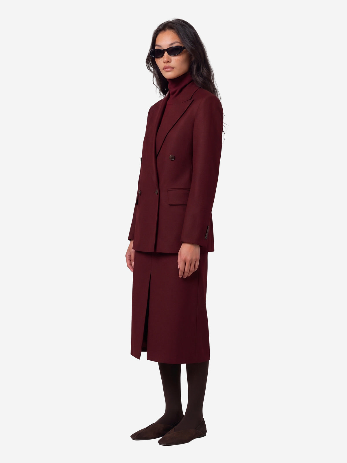 Max Mara Women's Scenico Jacket in Bordeaux