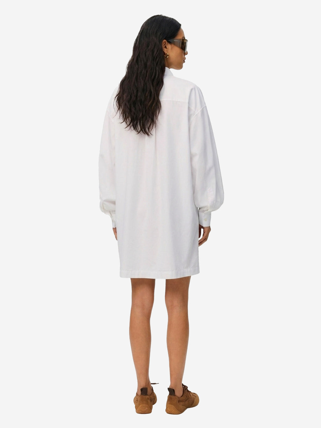 Loewe Women's Cotton Shirt Dress in White