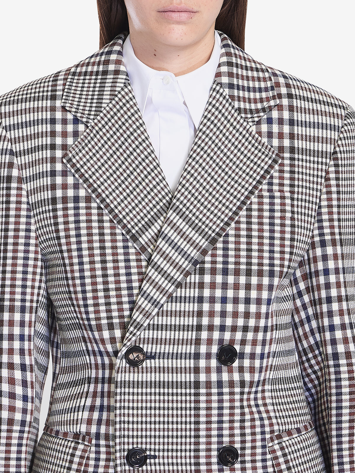 Bottega Veneta Women's Check Blazer in Multicolor