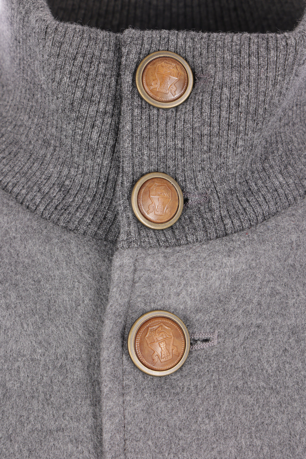 Brunello Cucinelli Men's Bomber Jacket in Grey