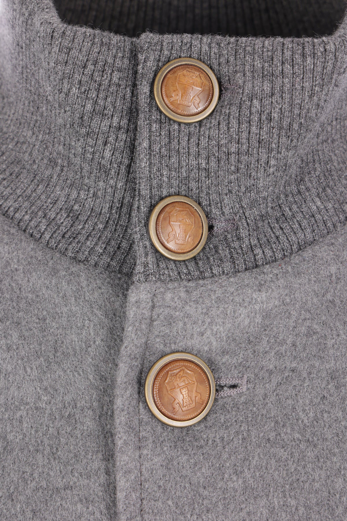 Brunello Cucinelli Men's Bomber Jacket in Grey