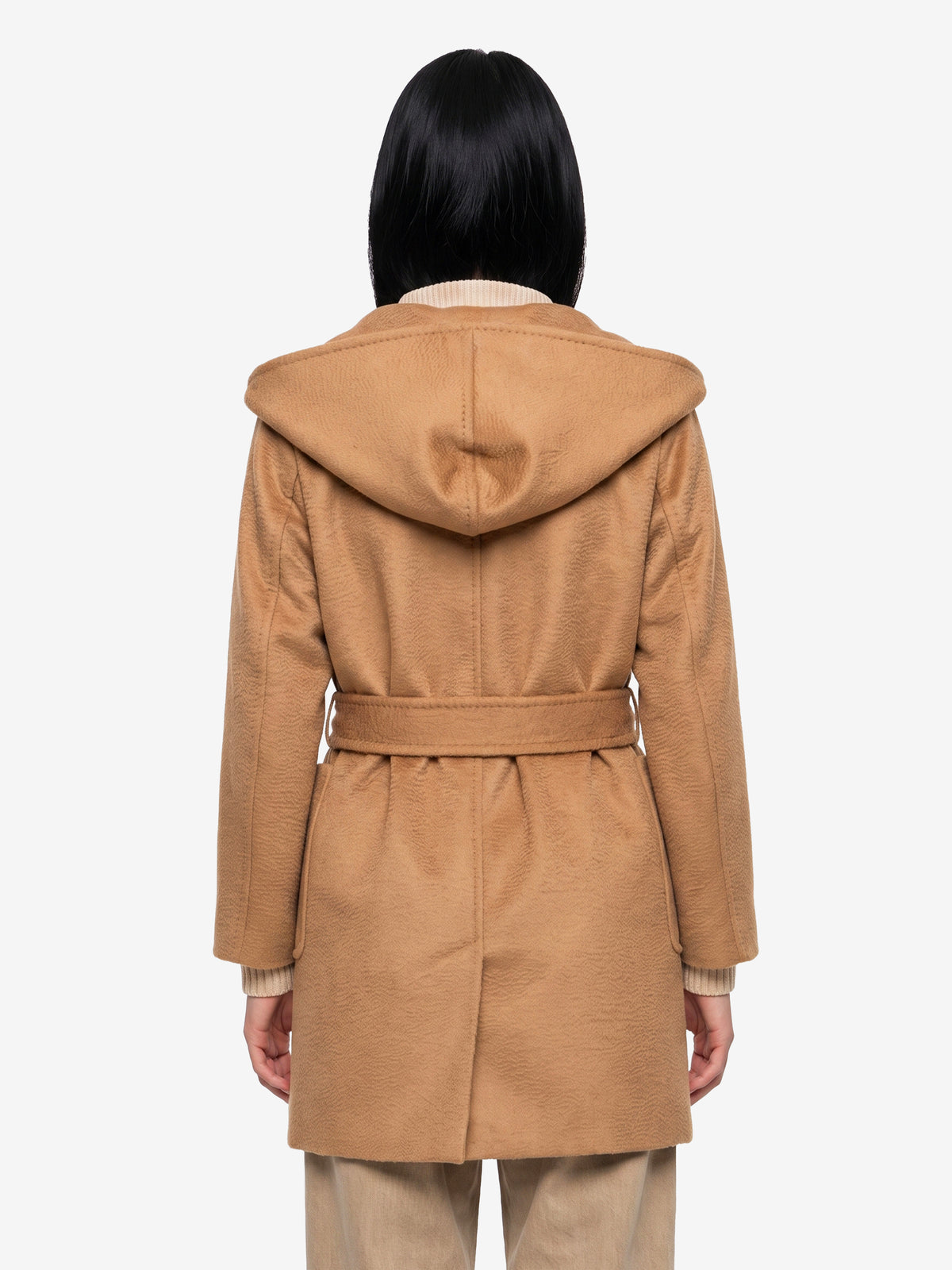 Max Mara Women's Camel Rialto Dressing Gown Coat in Beige