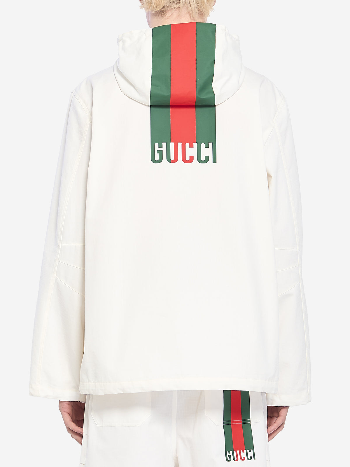 Gucci Men's Web Jacket in White