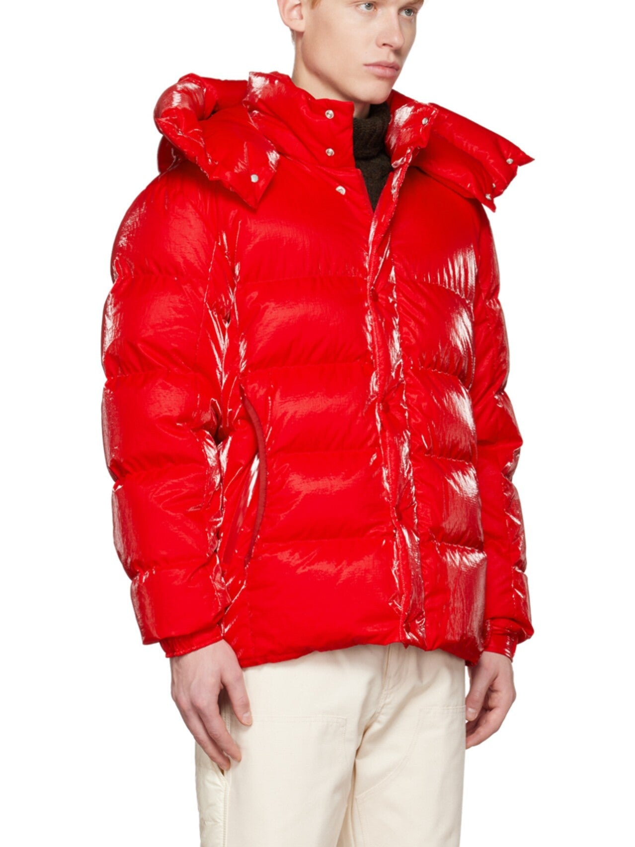 Moncler Men's Verdon Down Jacket in Red