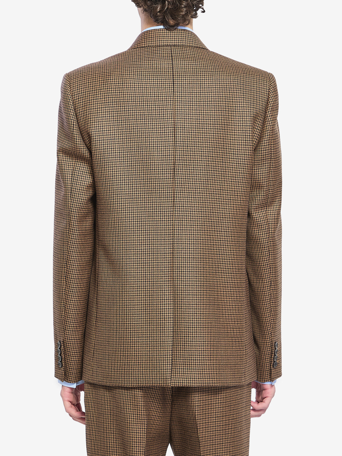Gucci Men's Wool Tweed Jacket in Beige