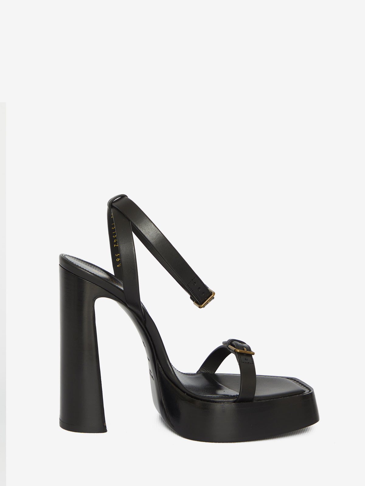 Saint Laurent Women's Platz Platform Sandals in Black