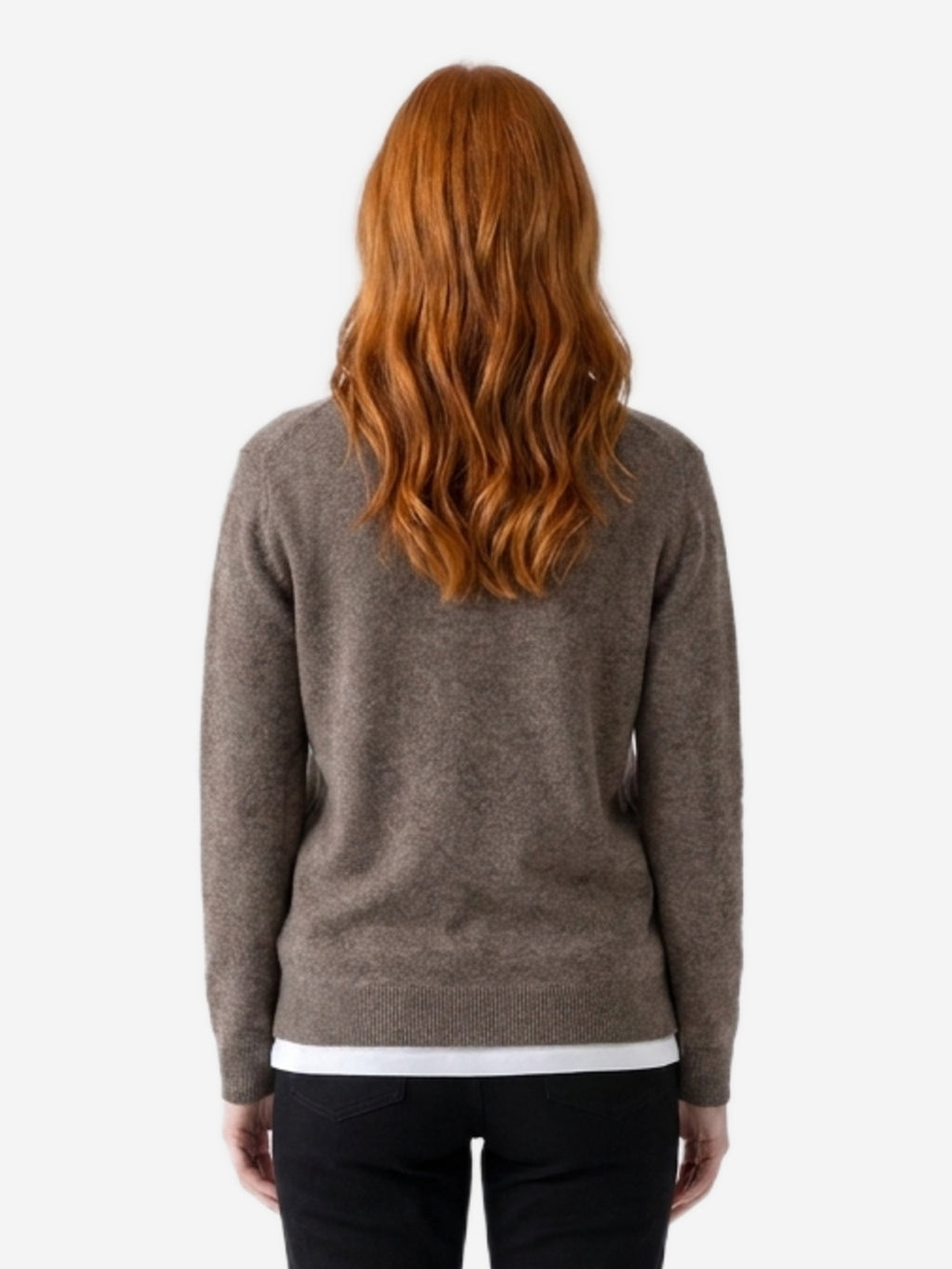 The Row Women's Taupe Grey Phora Sweater in Grey