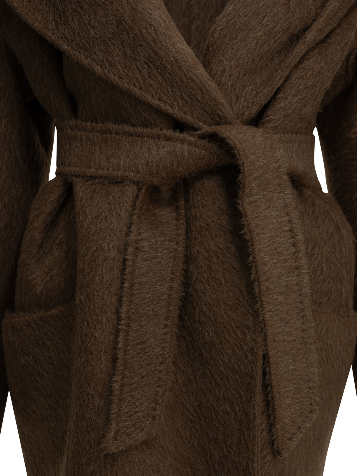 Max Mara Women's Short camel-colored coat in Brown