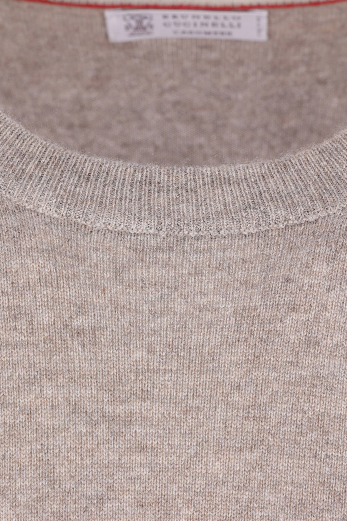 Brunello Cucinelli Men's Sweater in Stone