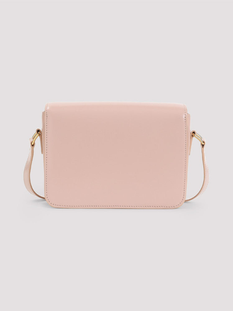 Celine Women's Teen Triomphe Small Shoulder Bag in Soft Peach